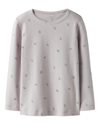 Name It Berries Ls Slim Top Lilac Marble 80 Cm