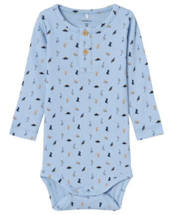 Name It Dabbu Body Med Dino Chambray Blue 86 Cm
