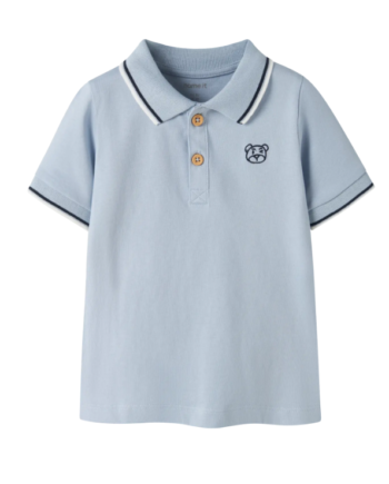 Name It Dakan Ss Polo Blue Fog 92 Cm