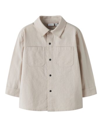 Name It Derik Ls Overshirt Chateau Gray 92 Cm