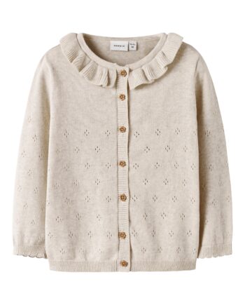 Name It Diame Ls Knit Cardigan Peyote Melange 92 Cm