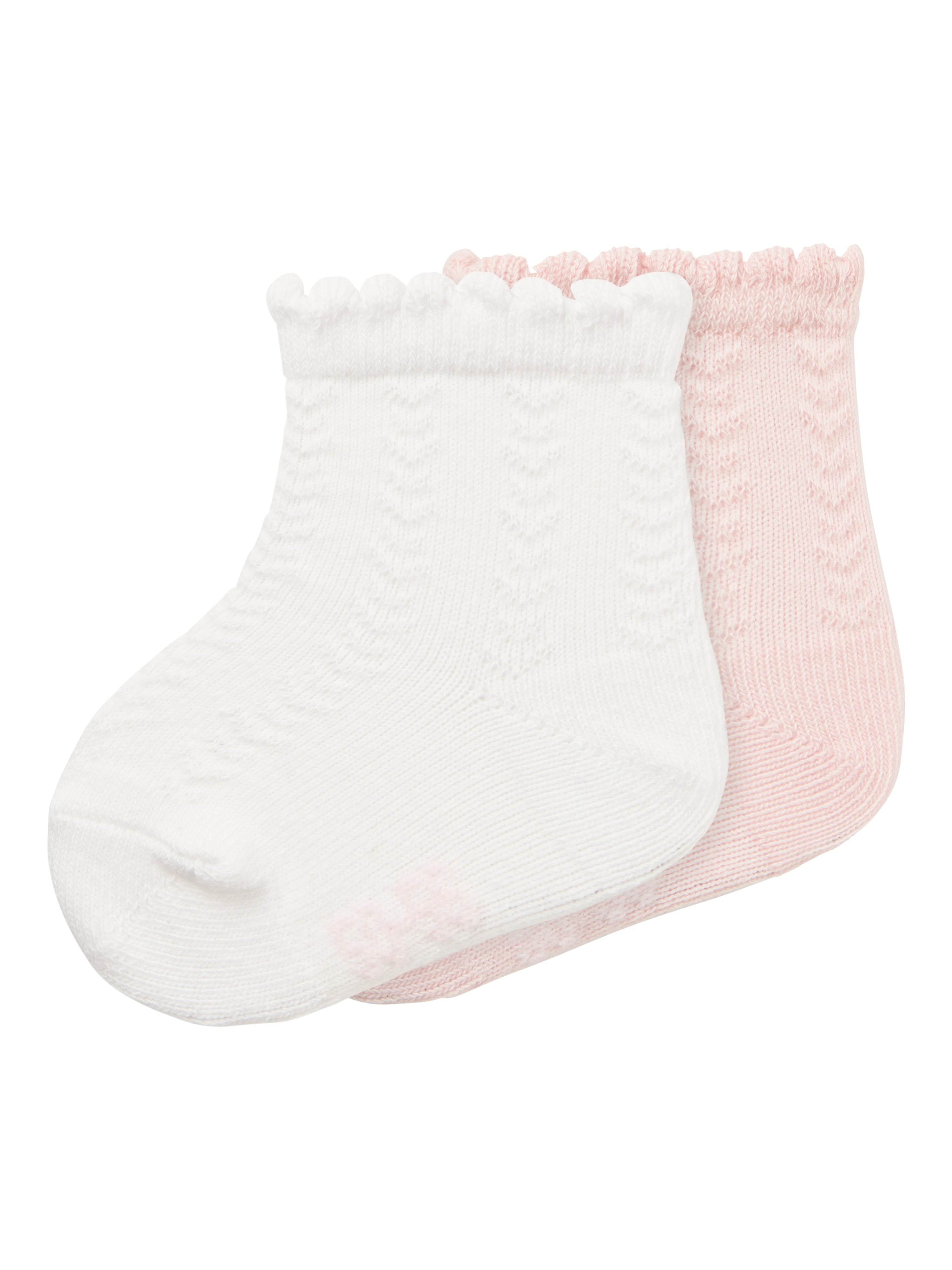 Name It Ditta   Pack Strømper Bright White Ballerina 50 56 Cm