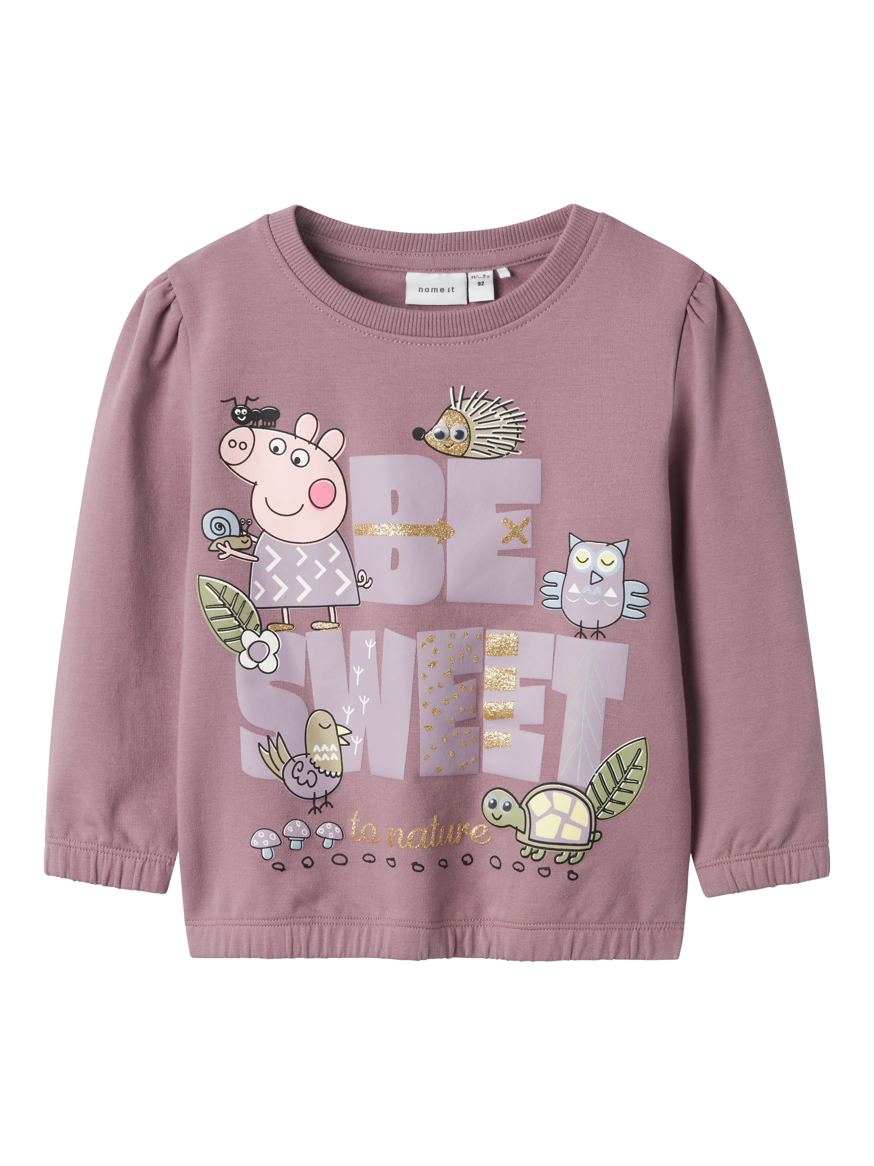 Name It Dyffina Gurli Gris Bluse Elderberry 92 Cm