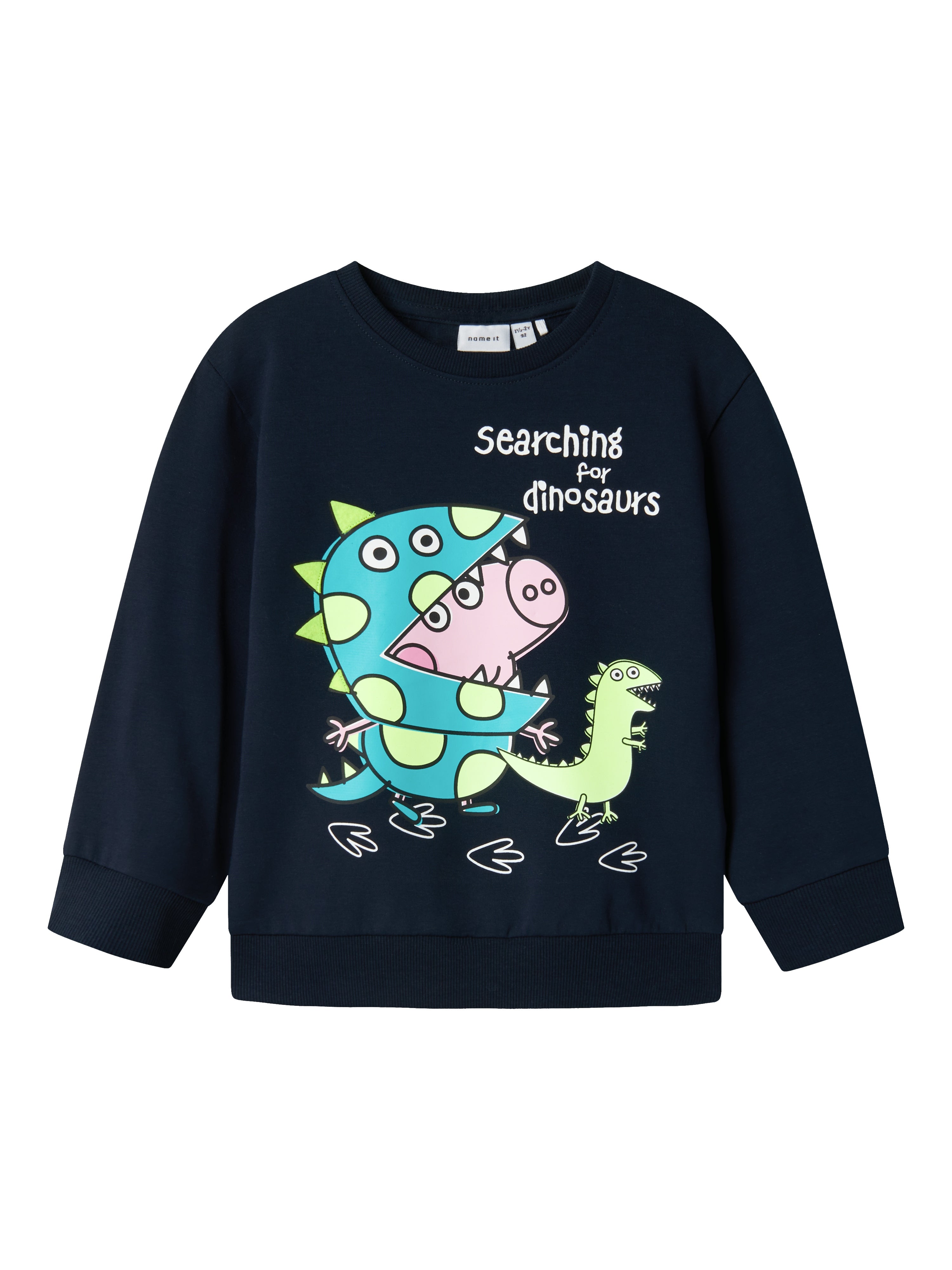 Name It Find Gurli Gris Sweat Shirt Navy Blazer 92 Cm
