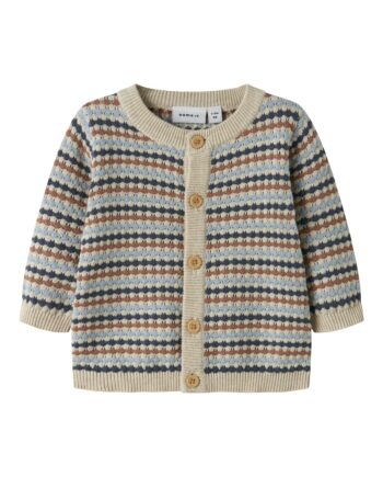 Name It Flows Ls Knit Cardigan Vintage Indigo 50 Cm
