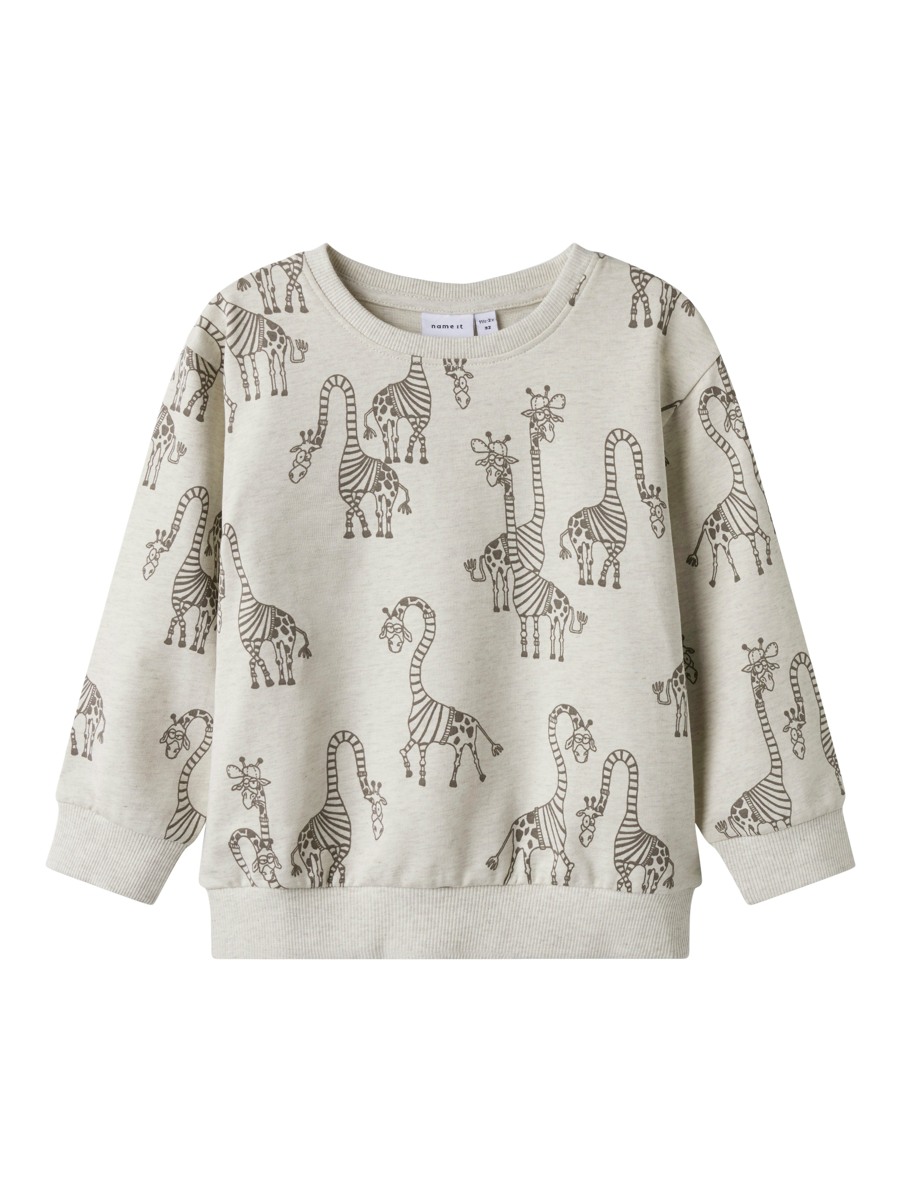 Name It Freddie Sweat Shirt Peyote Melange 92 Cm