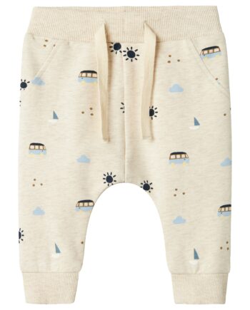Name It Fris Light Sweatpants Peyote Melange 50 Cm