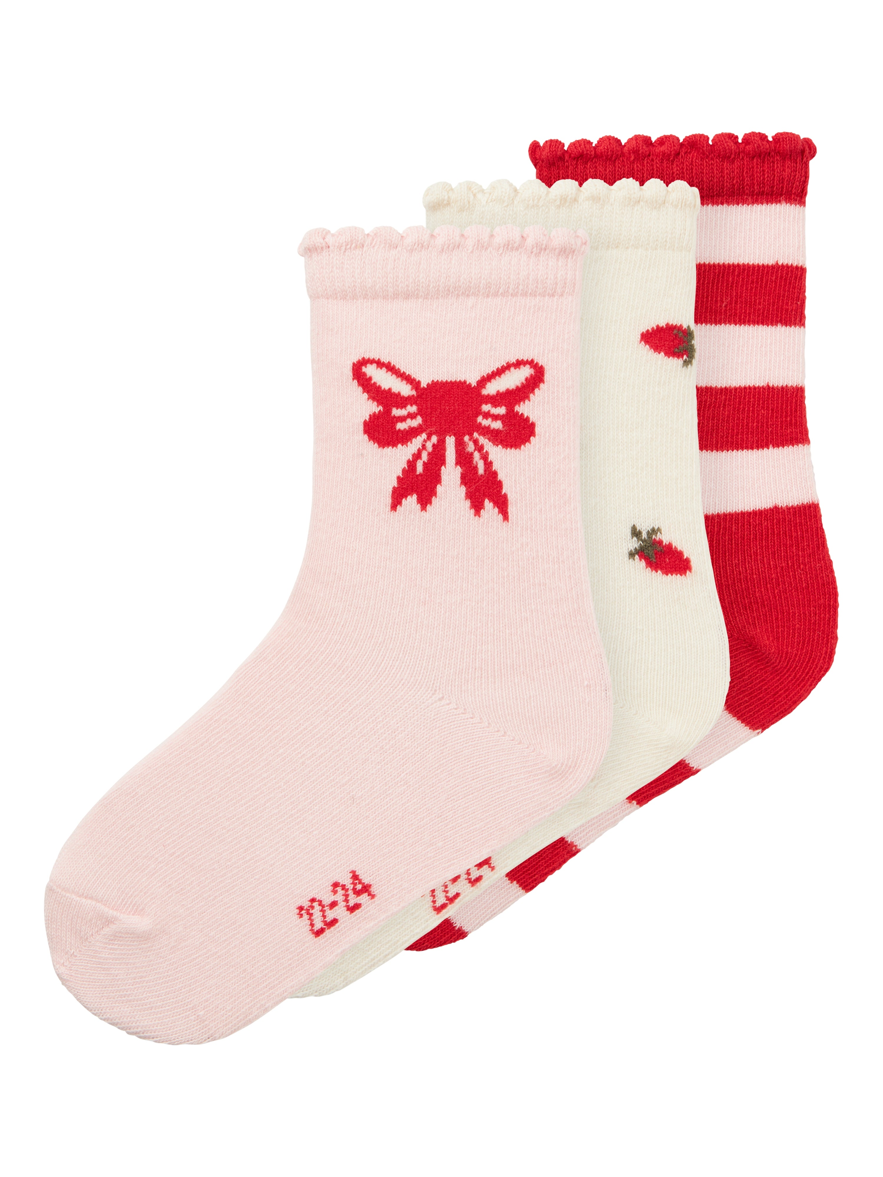 Name It Futti   Pack Strømper Cloud Dancer 22 24 Cm