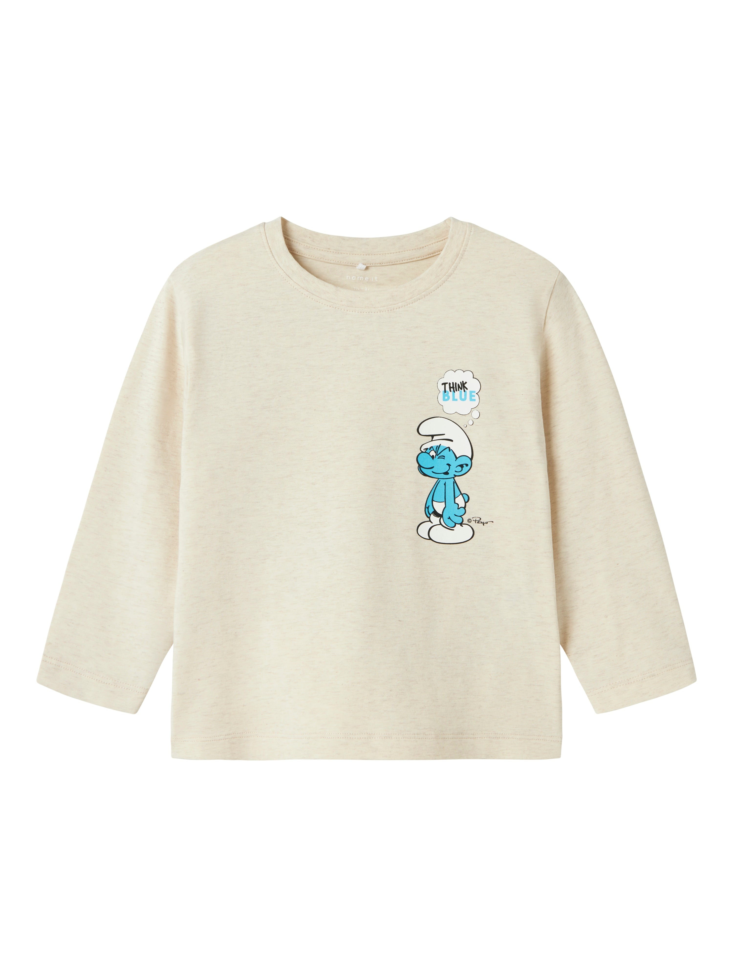 Name It Fys Smurfs Top Peyote Melange 92 Cm