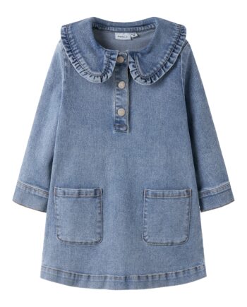 Name It Gia Denim Dresss Medium Blue Denim 92 Cm