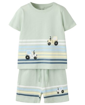 Name It Hectors Shorts Set Pale Aqua 92 Cm