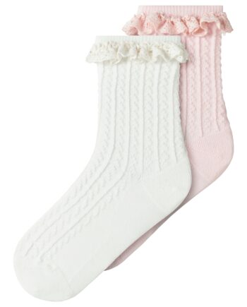Name It Hermine   Pack Strømper Cloud Dancer Cradle Pink 22 24 Cm