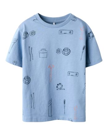 Name It Huxi  -shirt Faded Denim 86 Cm