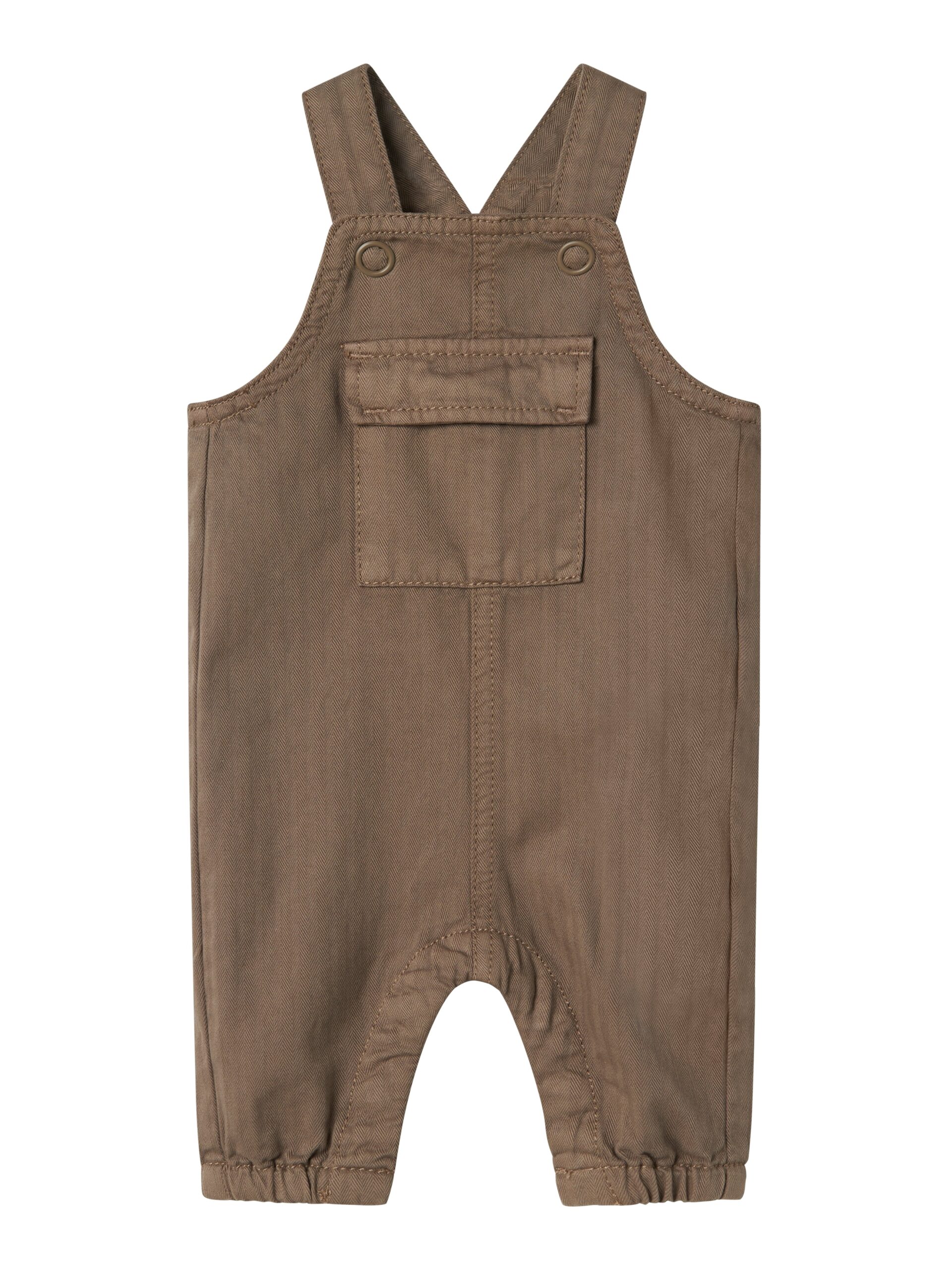 Name It Ib Bow Twill Overall Walnut 50 Cm