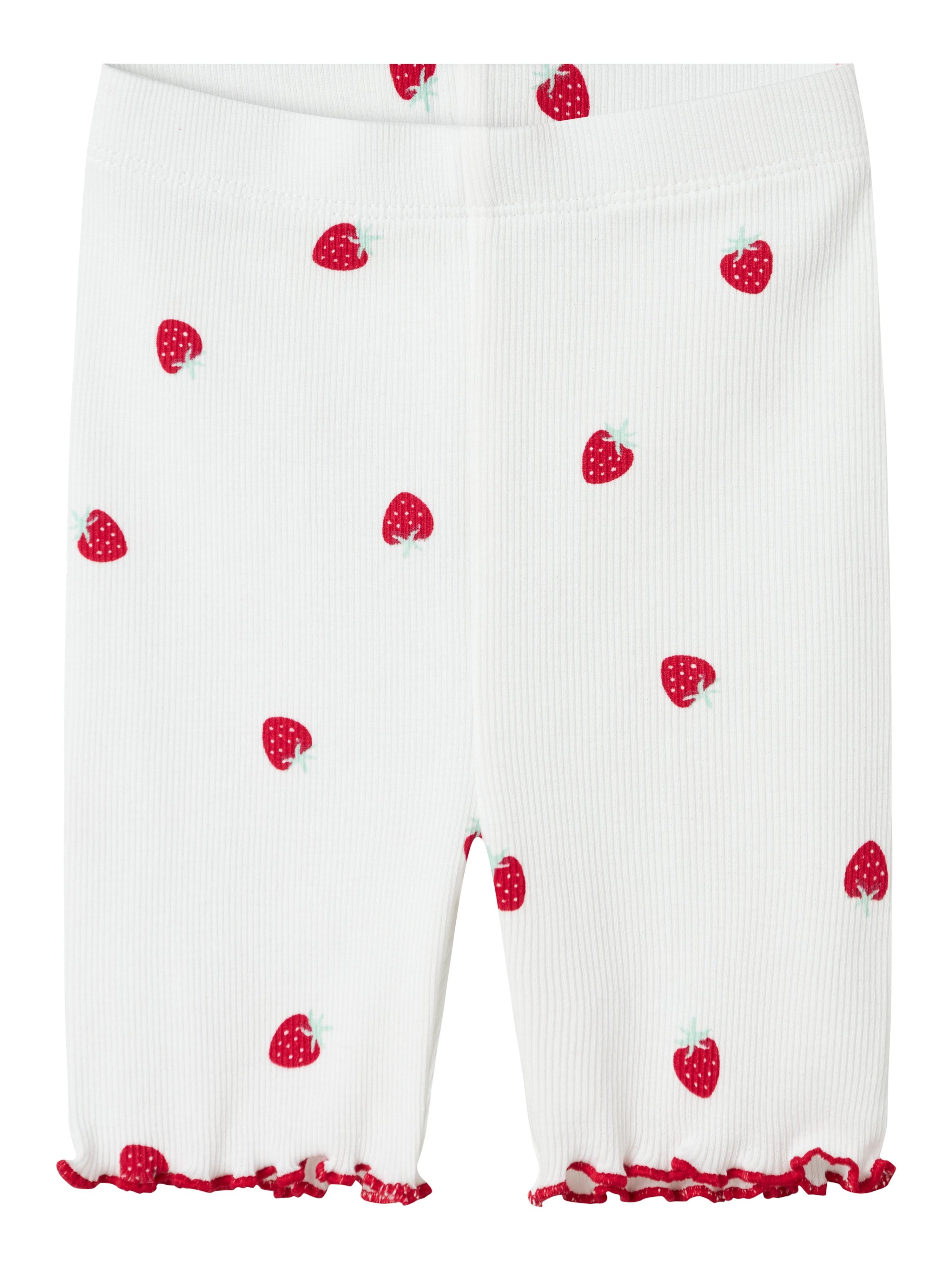 Name It Jillie Slim Biker Shorts Bright White 92 Cm