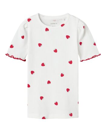 Name It Jillie Ss Top Bright White 92 Cm