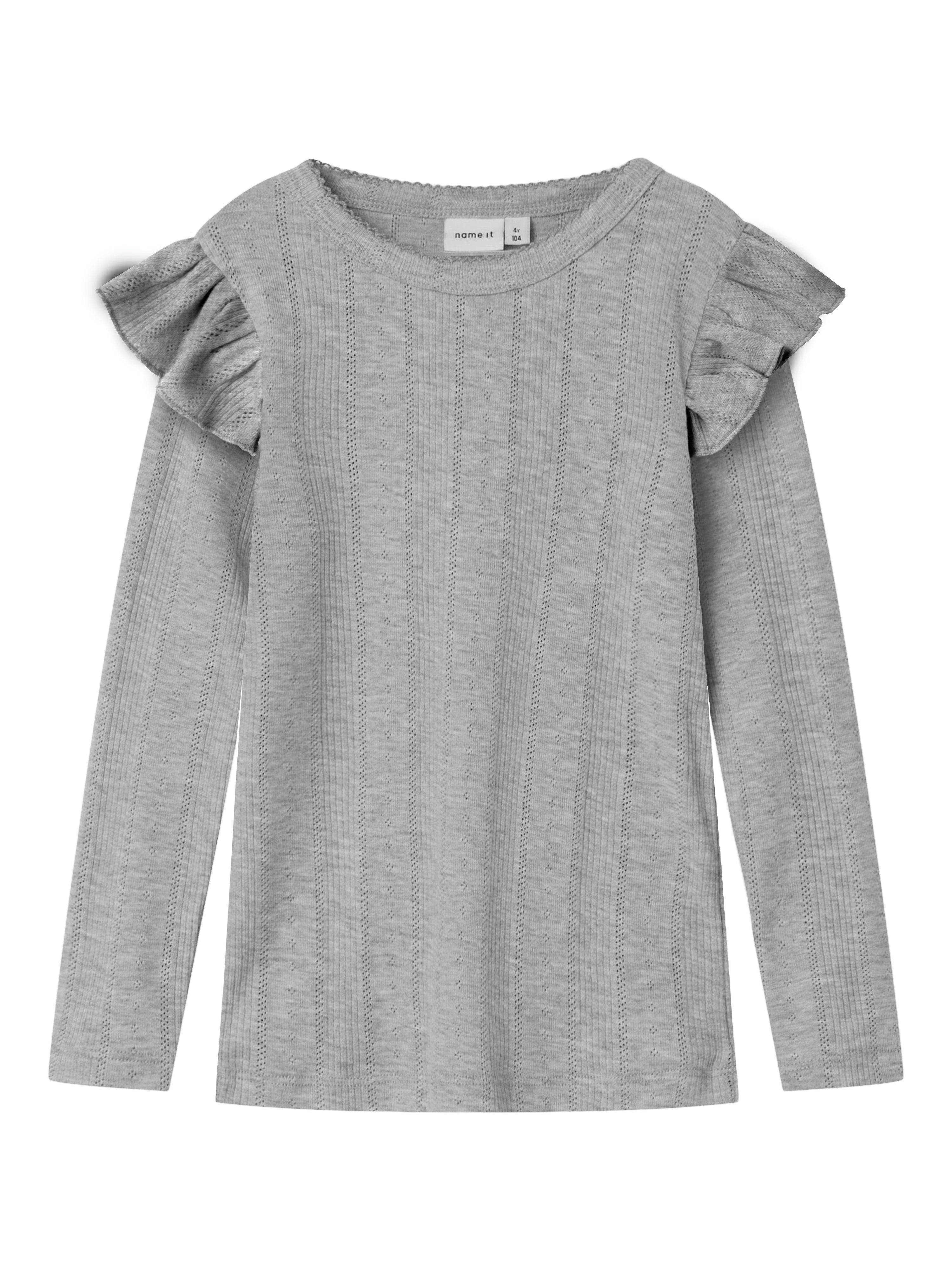 Name It Julia Slim Top Noos Grey Melange 92 Cm