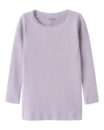 Kab Langærmet Top Lavender Gray 104