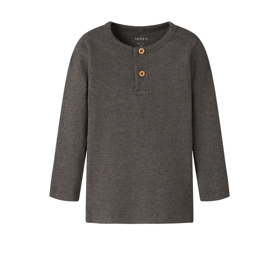 Name It Kab Ls Shirt Noos Delicioso Melange 86 Cm
