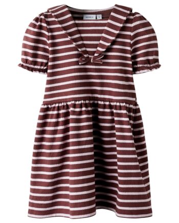 Name It Kattie Ss Dress Bleached Mauve Andorra 92 Cm