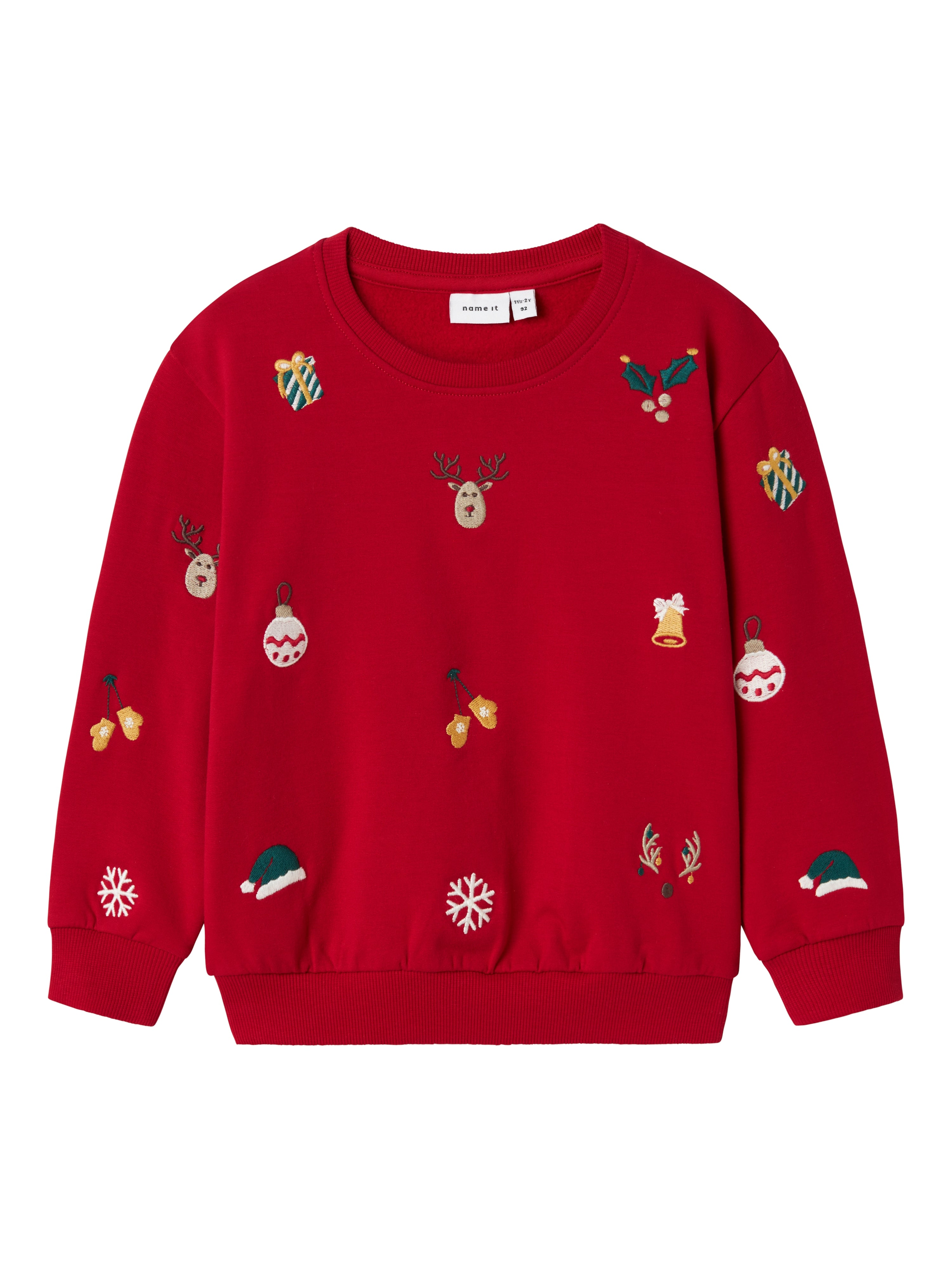 Name It Kringle Sweat Shirt Jester Red 86 Cm