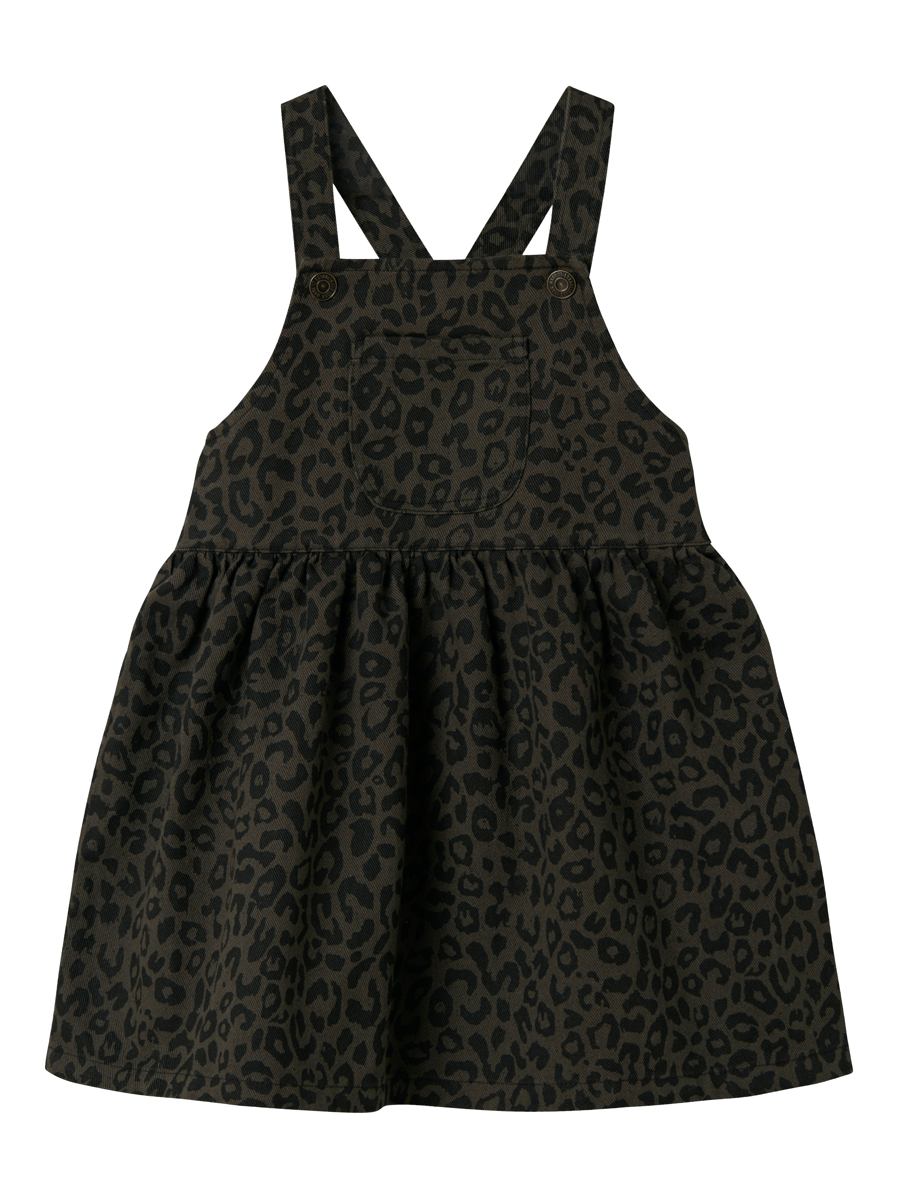 Name It Lela Leo Twill Dress Mockingbird 92 Cm