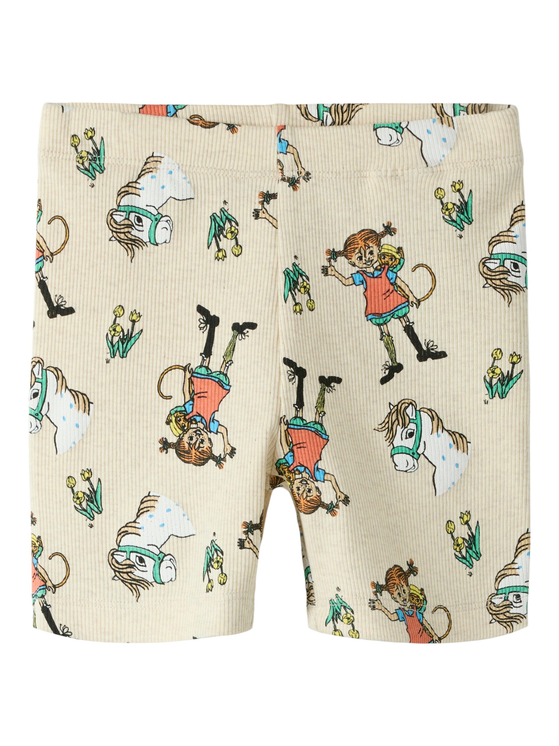 Name It Mara Pippi Shorts Legging Peyote Melange 92 Cm