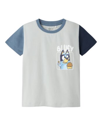 Name It Marmar Bluey Ss Top Pearl Blue 92 Cm