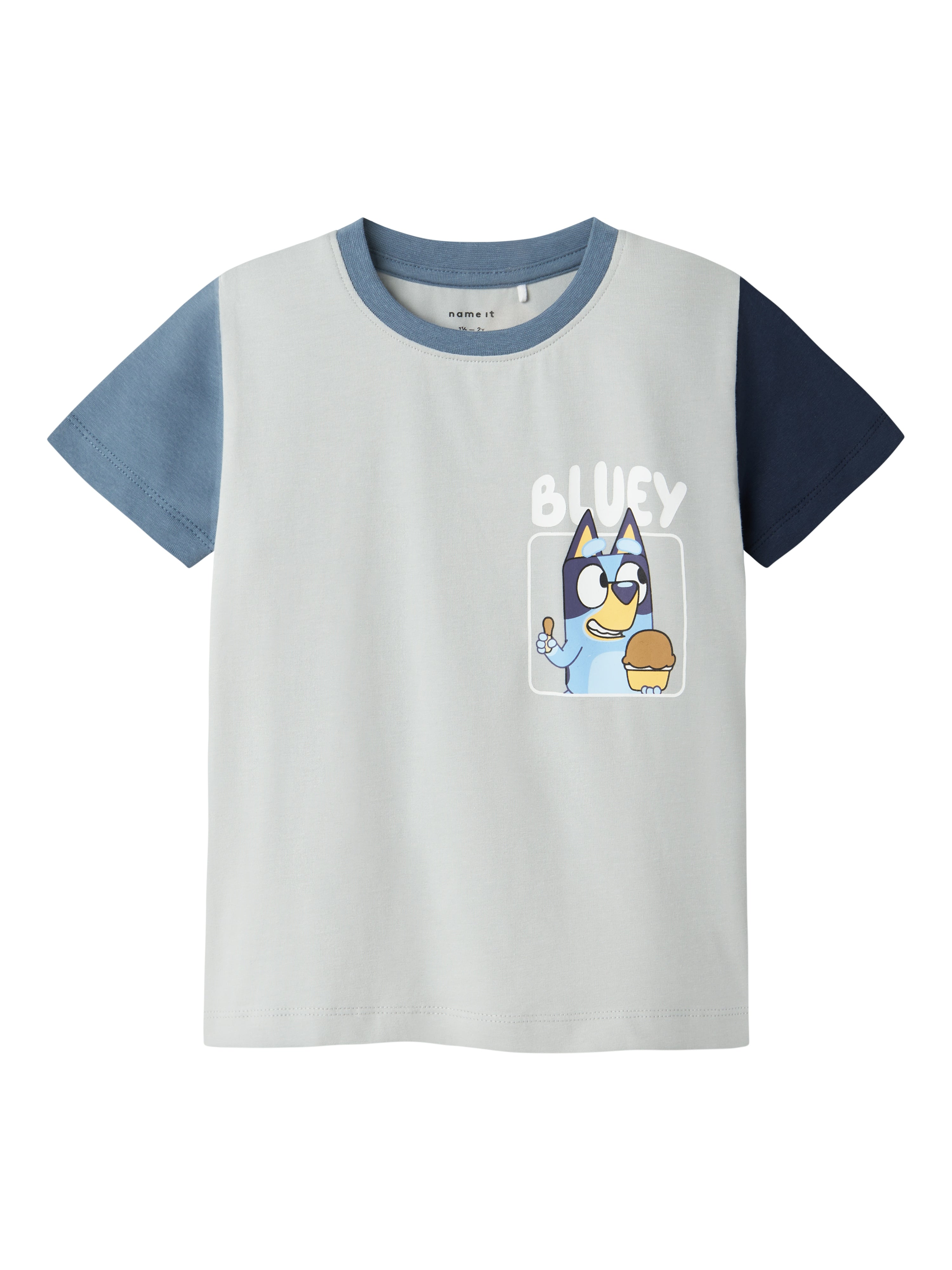 Name It Marmar Bluey Ss Top Pearl Blue 92 Cm