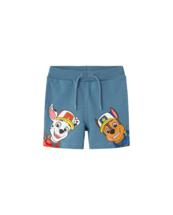 Name It Mat Paw Patrol Sweat Shorts Provincial Blue 86 Cm
