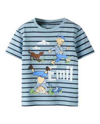 Name It Miall Emil Ss Top Blue Fog 92 Cm