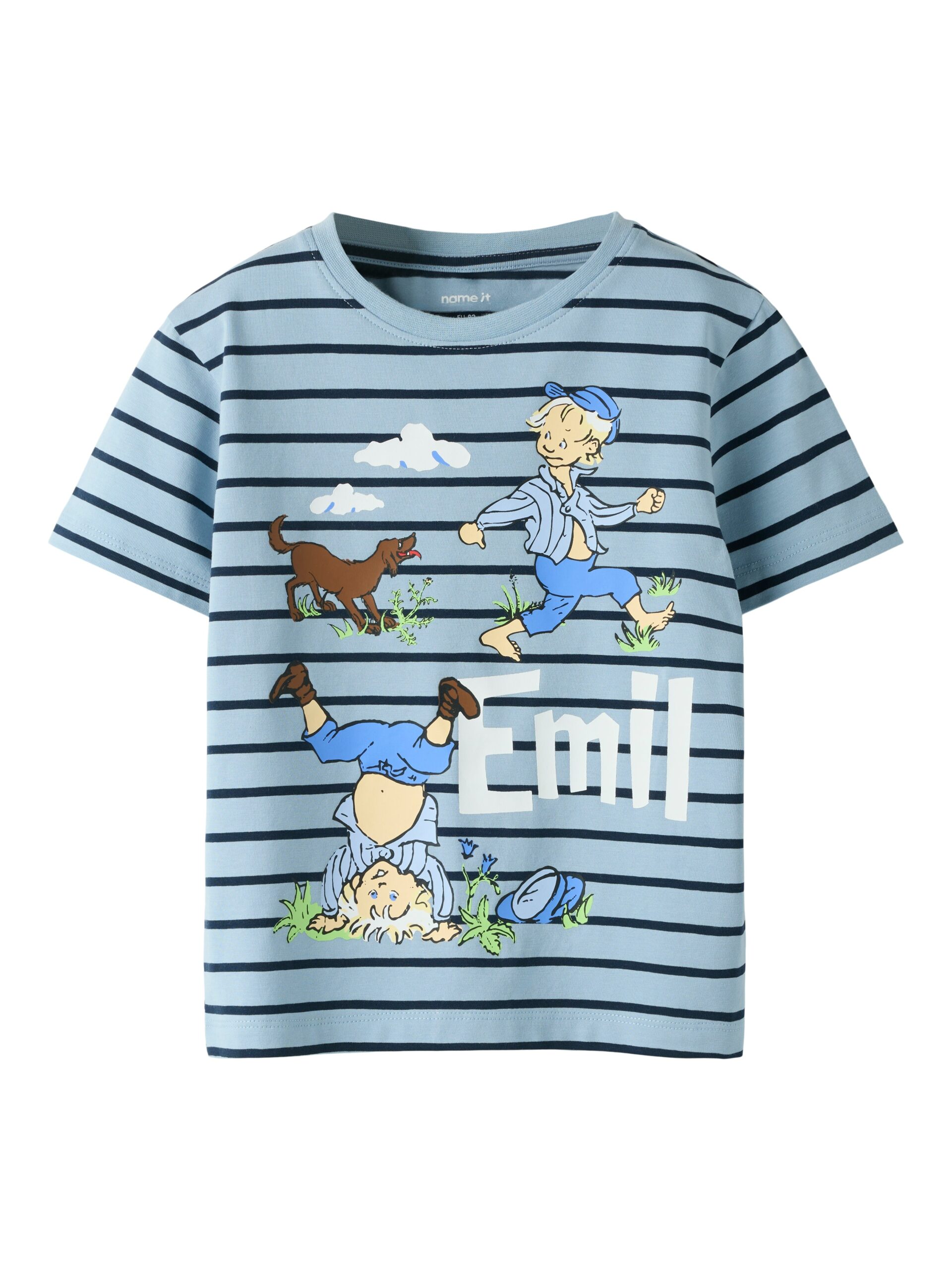 Name It Miall Emil Ss Top Blue Fog 92 Cm