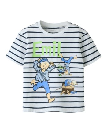 Name It Miall Emil Ss Top Bright White 92 Cm