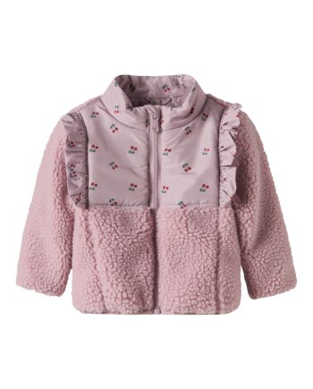 Name It Minna Teddy Jacket Keepsake Lilac 68 Cm
