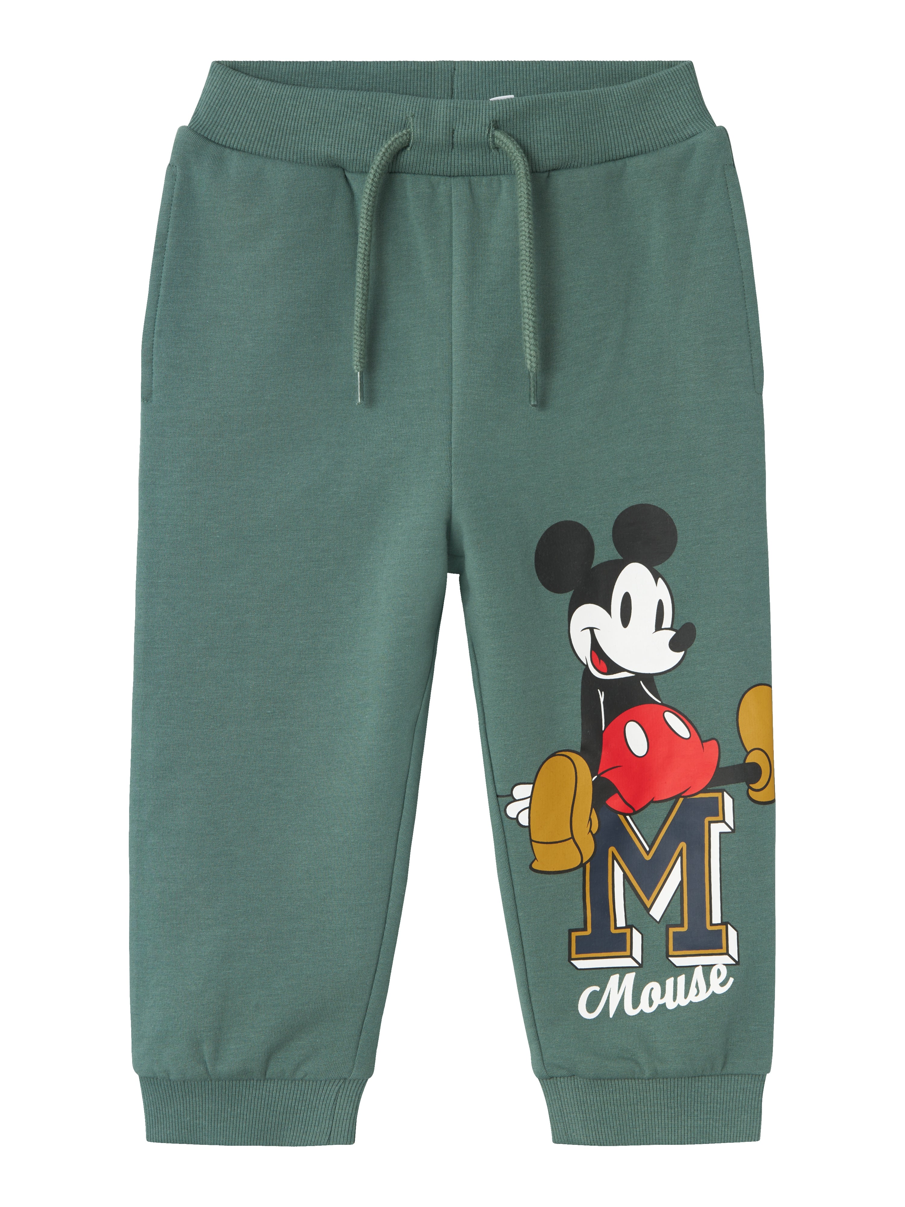 Name It Nayel Mickey Mouse Sweat Pants Dark Forest 86 Cm