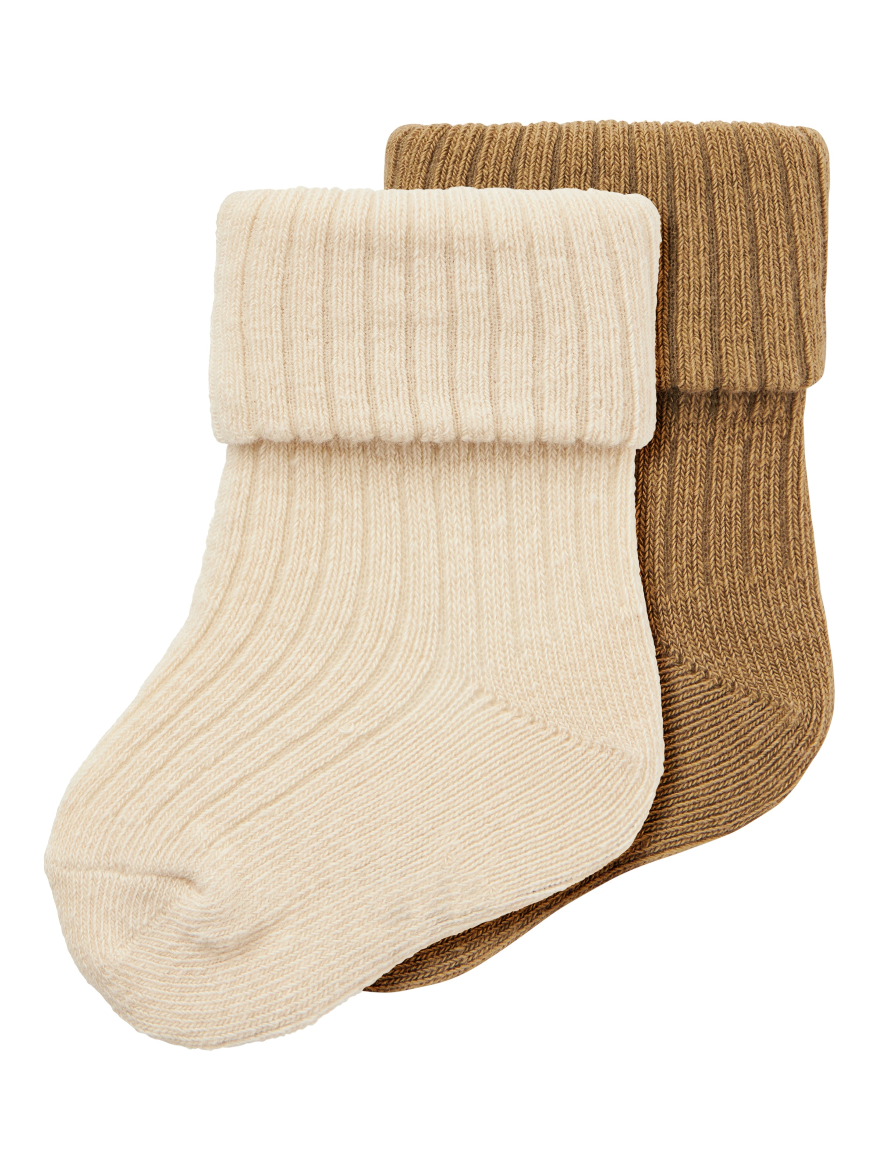 Name It Nogat   Pak Strømper Summer Sand Elmwood 50 56