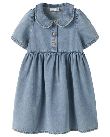 Name It Poppy Denim Dress Medium Blue Denim 92 Cm
