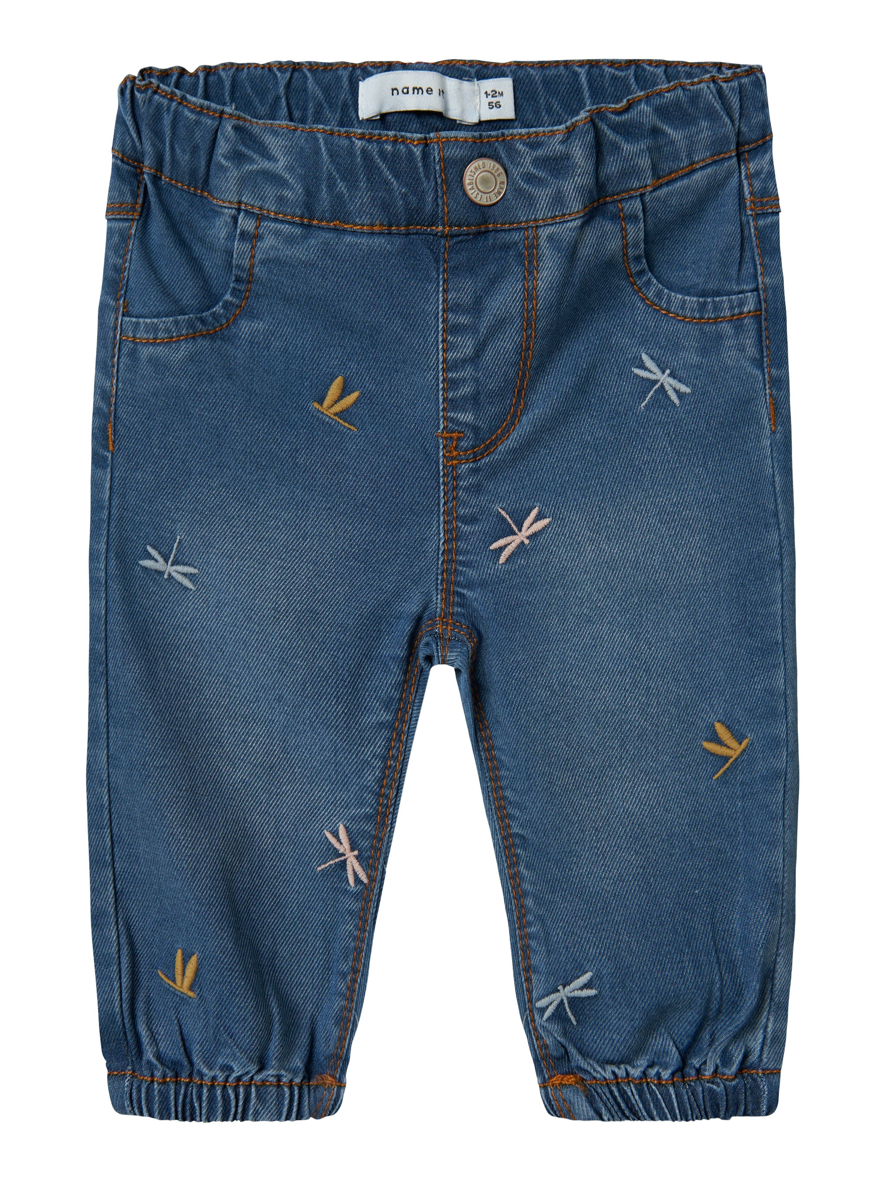 Name It Rose Shaped Jeans Medium Blue Denim 50 Cm
