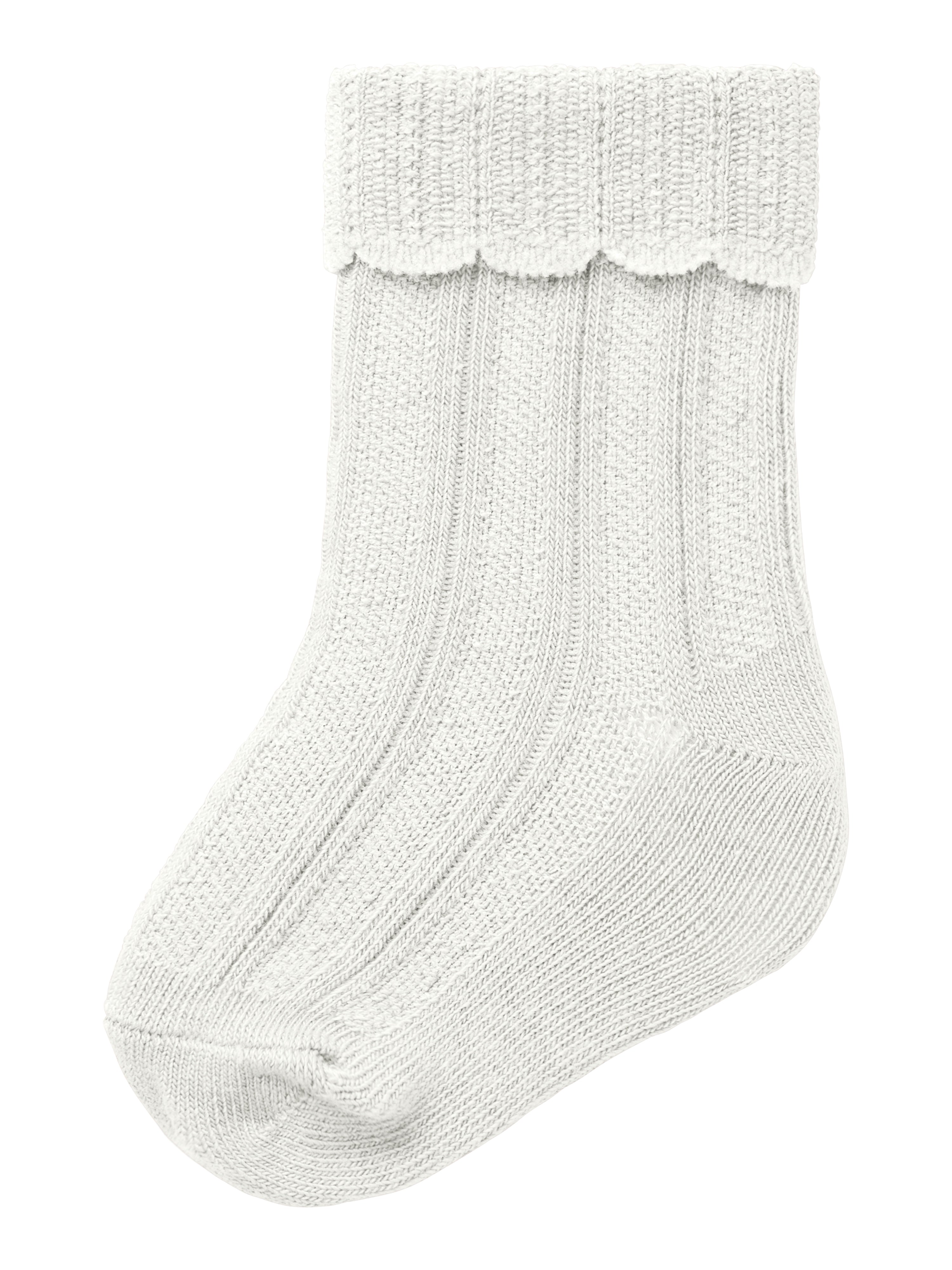 Name It Trish Strømpe Med Blondekant Cloud Dancer 50 56