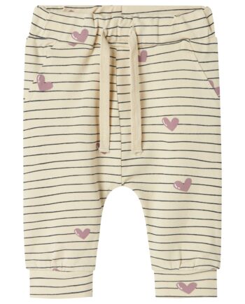 Name It Vandora Pants Summer Sand Hearts 56 Cm