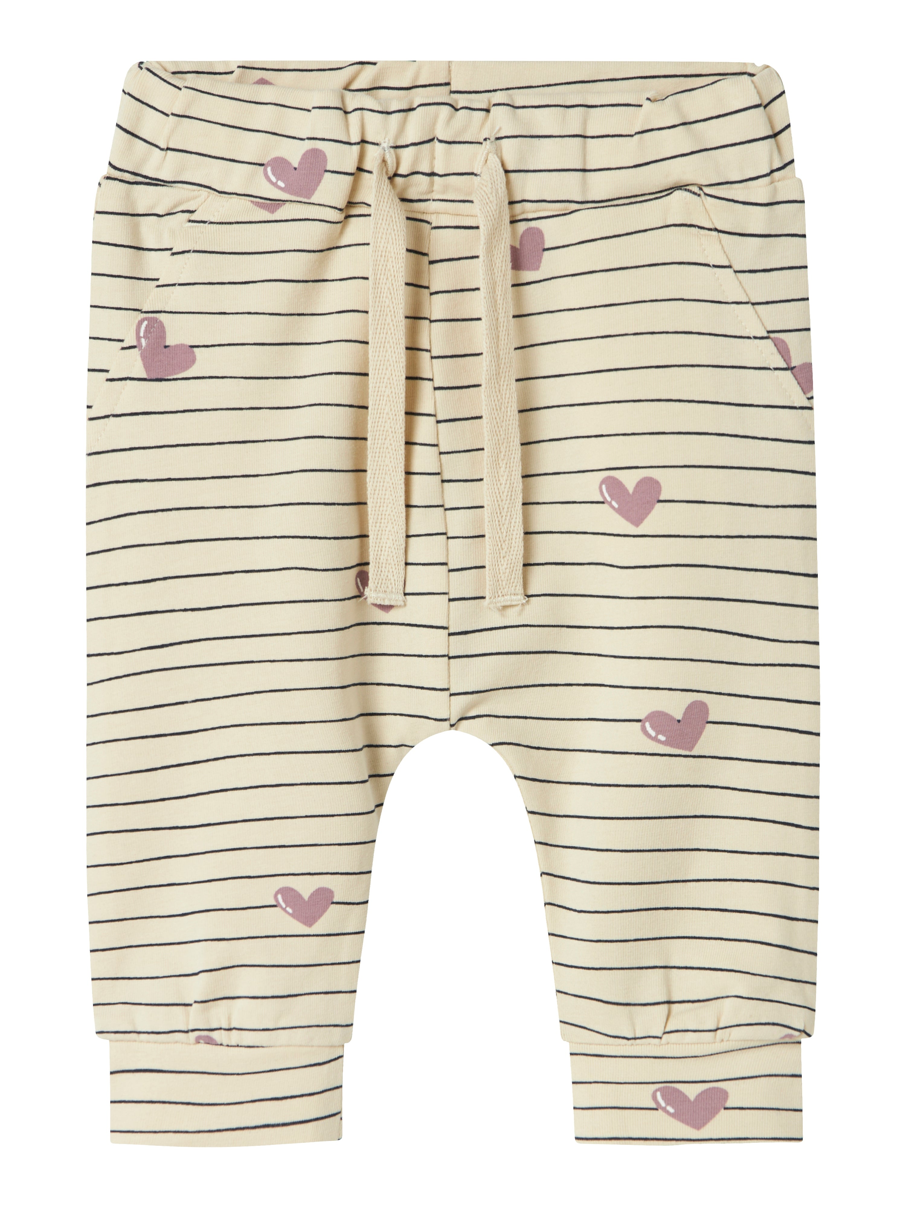 Name It Vandora Pants Summer Sand Hearts 56 Cm