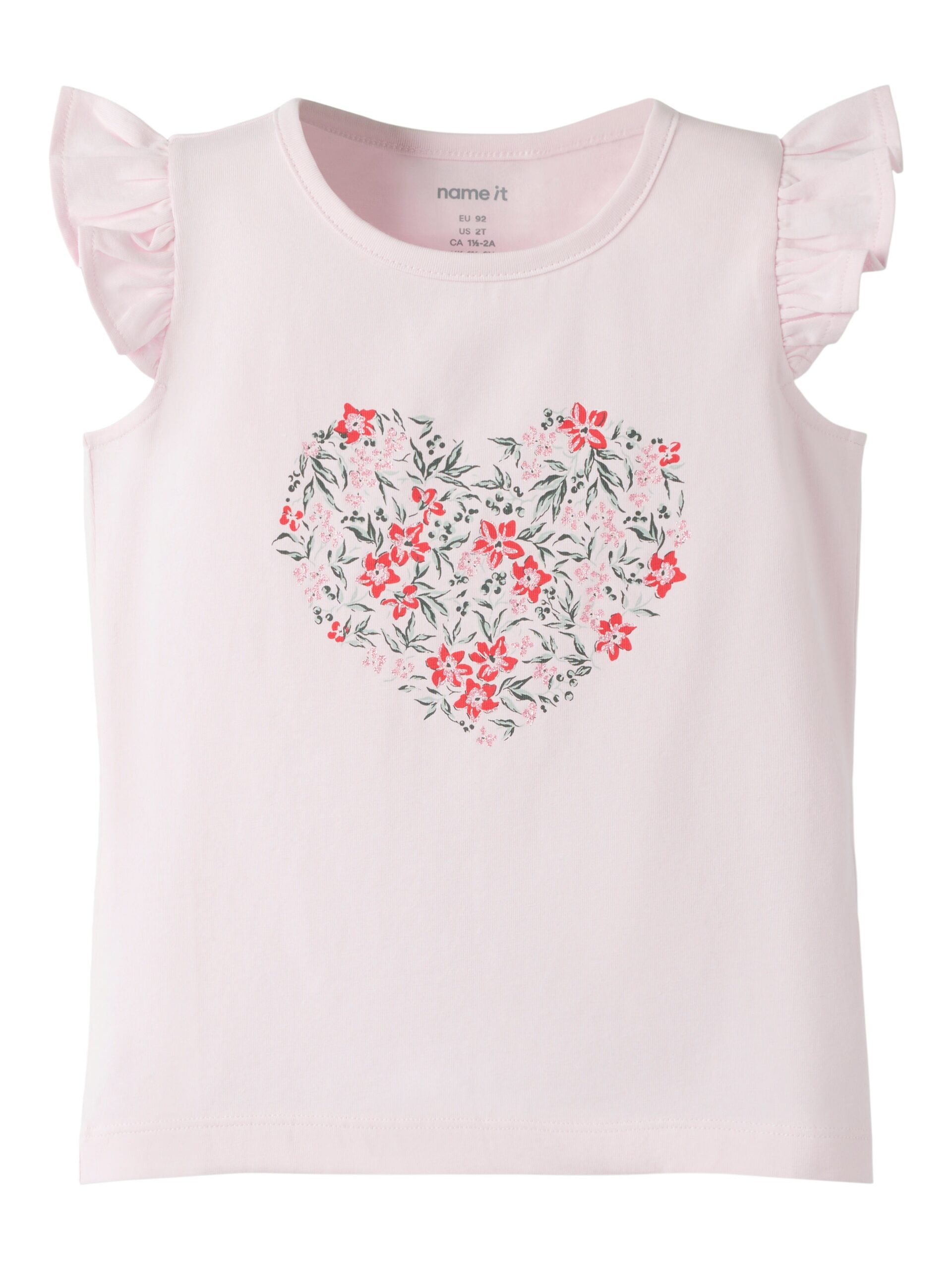 Name It Vayana Top Cradle Pink Red Flowers 92 Cm