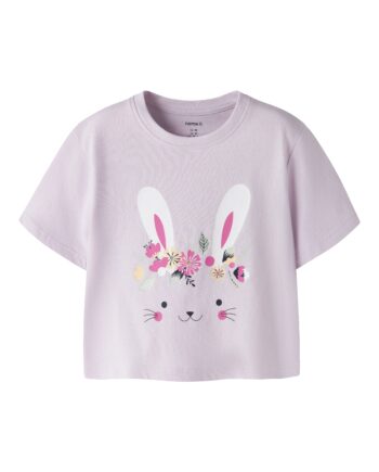 Name It Vilinse Ss Short Top Lavender Fog 92 Cm