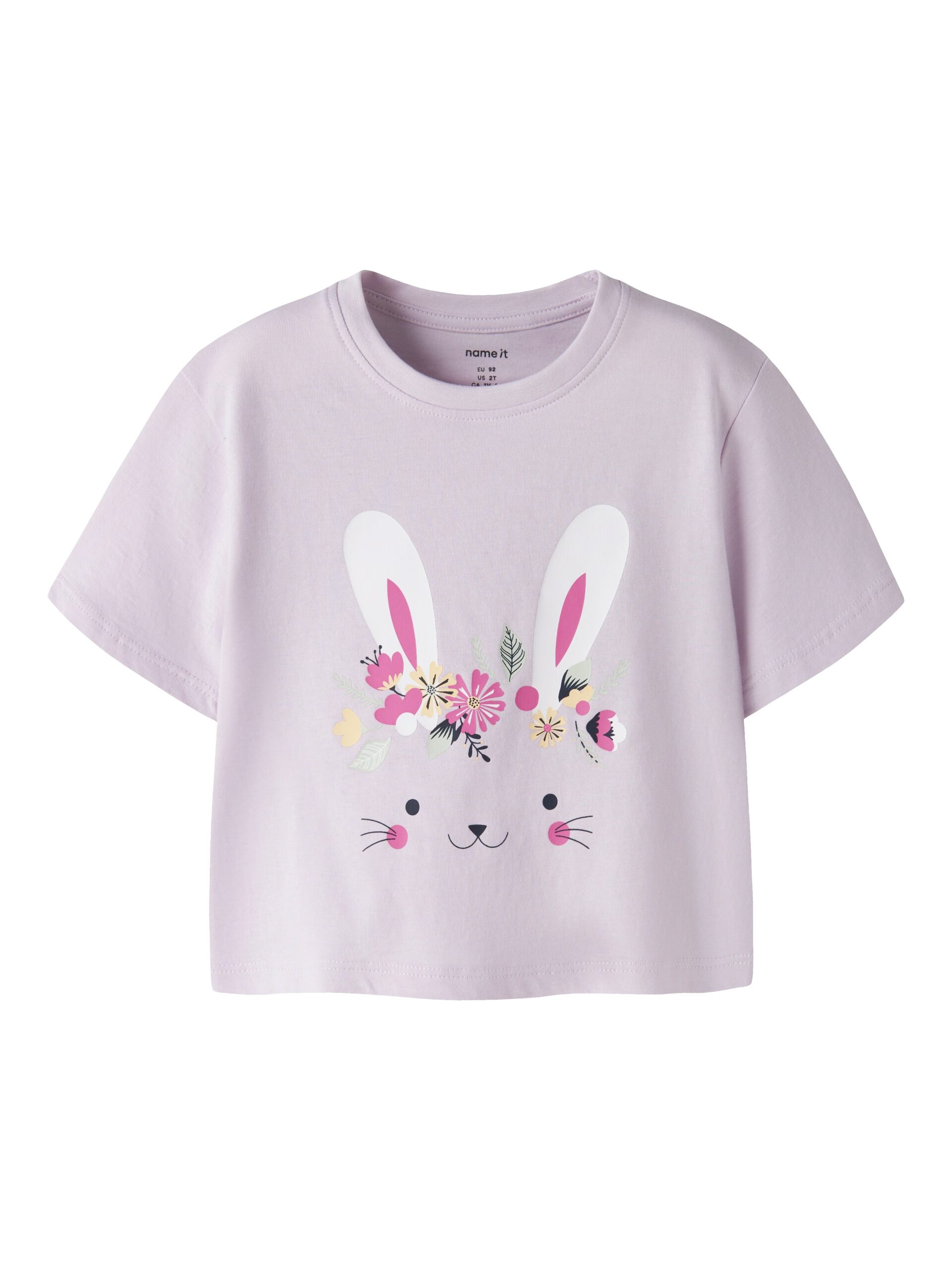 Name It Vilinse Ss Short Top Lavender Fog 92 Cm