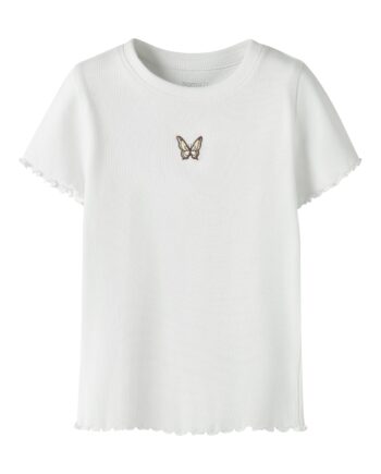 Name It Vivemma Ss Slim Top Bright White 92 Cm