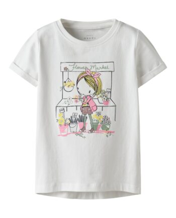 Name It Vix Ss Top Bright White 92 Cm