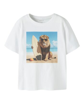 Name It Voto Ss Top Bright White 92 Cm