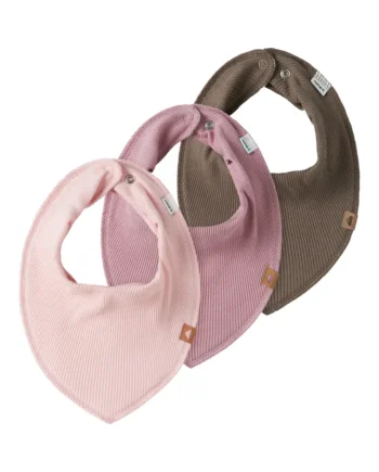 Name It Yvette Rib Bib  -pak Lotus One Size