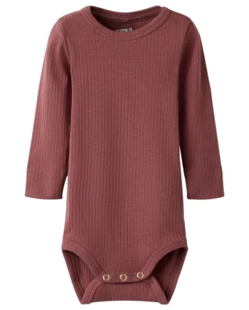 Ofulla Langærmet Body Rose Brown 68