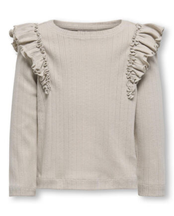 Only Mini Alice Life Frill Top Silver Gray 92 Cm